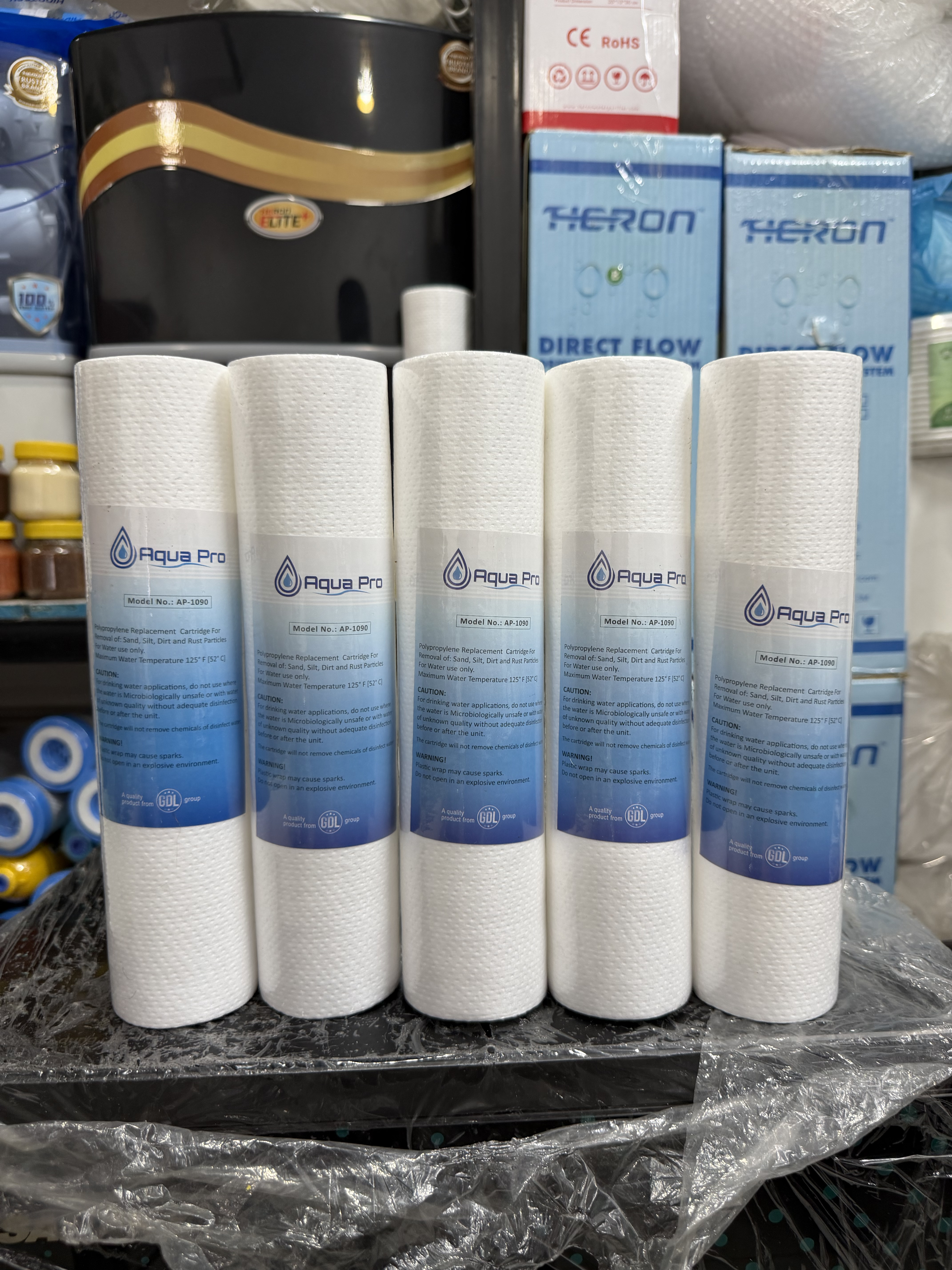 PP Filter 5 PCS Combo Pack – Premium Water Purifier Sediment Filter | Aqua Pro | 10 Inch
